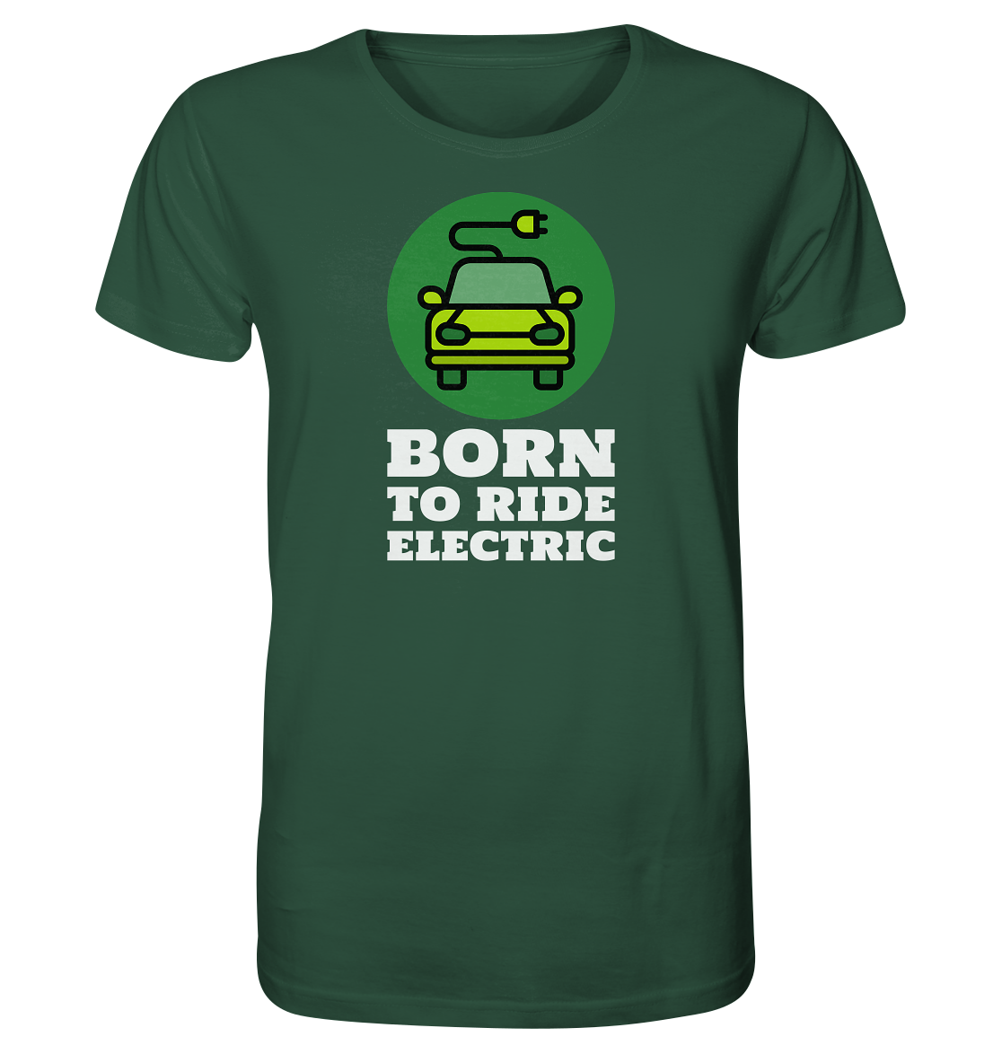 Born to ride electric ORGANIC - Organic Shirt