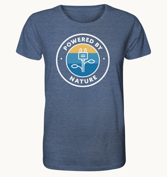 Powered by nature - Organic Shirt (meliert)