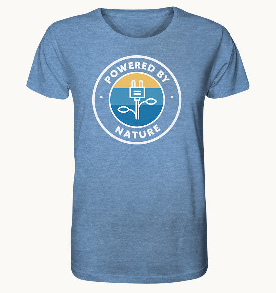 Powered by nature - Organic Shirt (meliert)