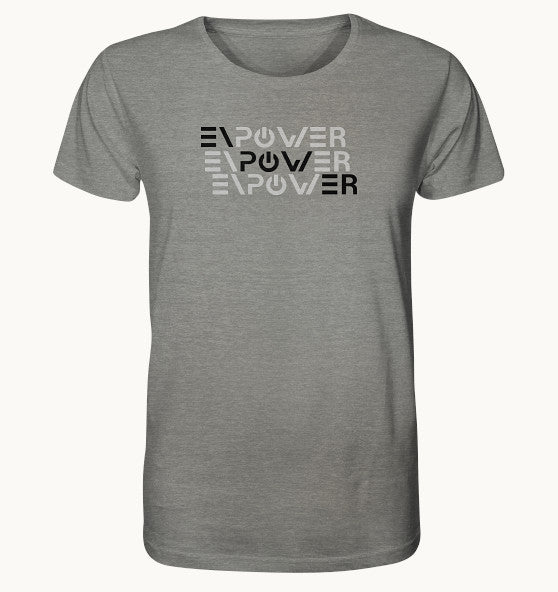 enPower Tripple - Organic Shirt (meliert)