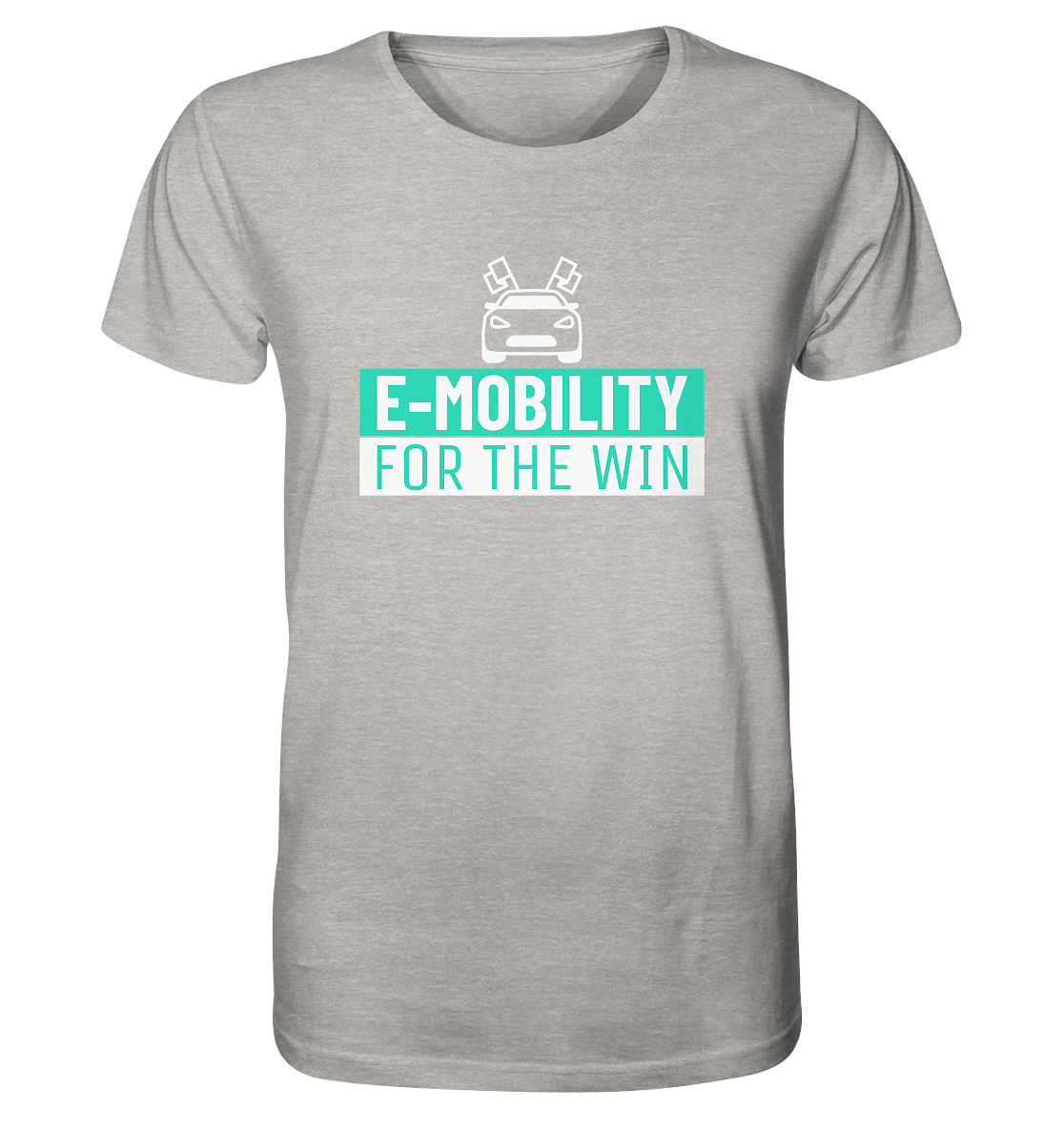 E-Mobility for the win ORGANIC - Organic Shirt (meliert)