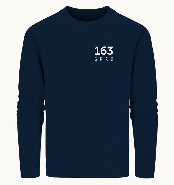 163 Grad plain - Organic Sweatshirt