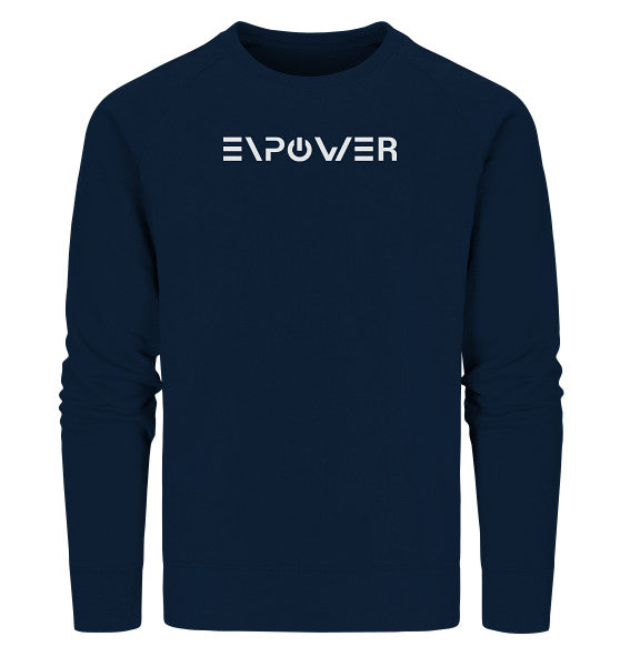 enPower Fully white - Organic Sweatshirt