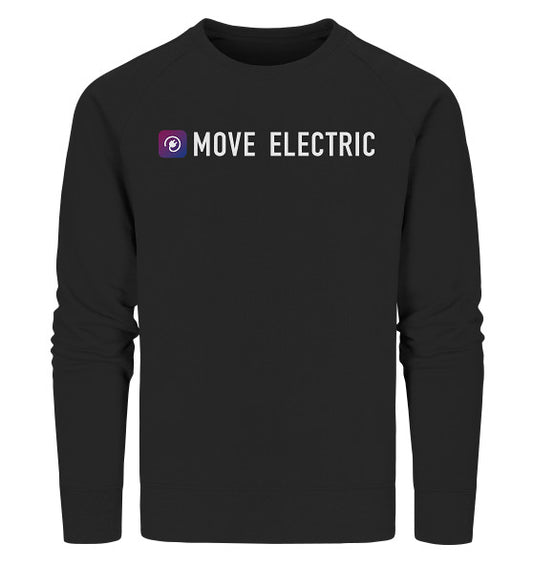 Move Electric white - Organic Sweatshirt