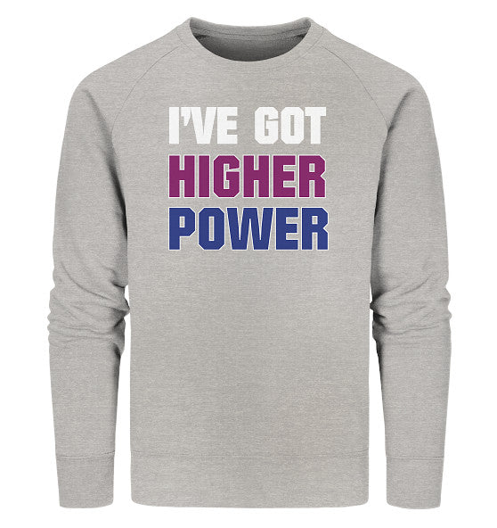 Move Electric Higher Power 2 white  - Organic Sweatshirt