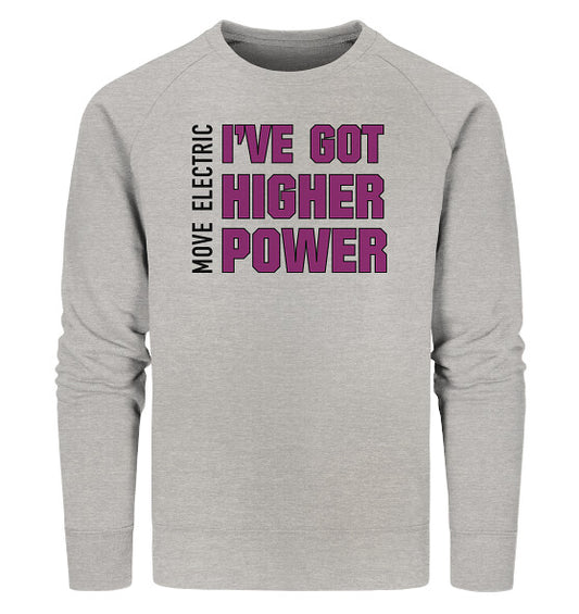 Move Electric Higher Power black - Organic Sweatshirt