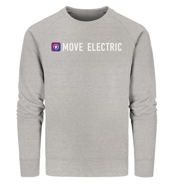 Move Electric white - Organic Sweatshirt