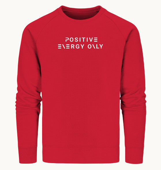 enPower Positive Energy white - Organic Sweatshirt