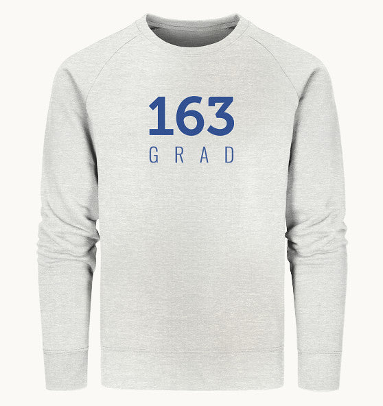 163 GRAD white - Organic Sweatshirt