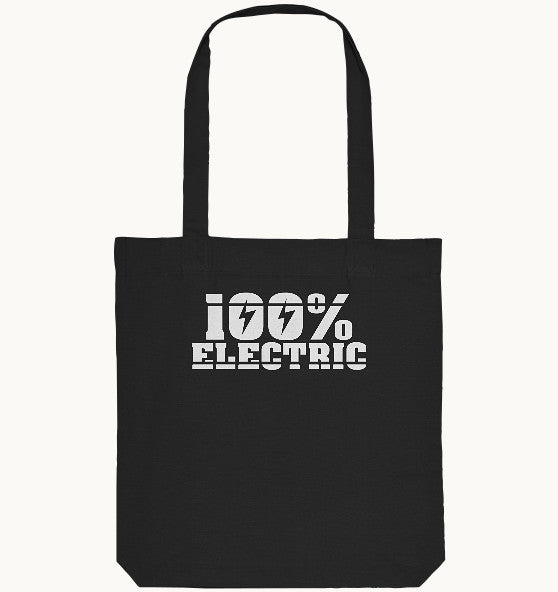 100% Electric - Organic Tote-Bag
