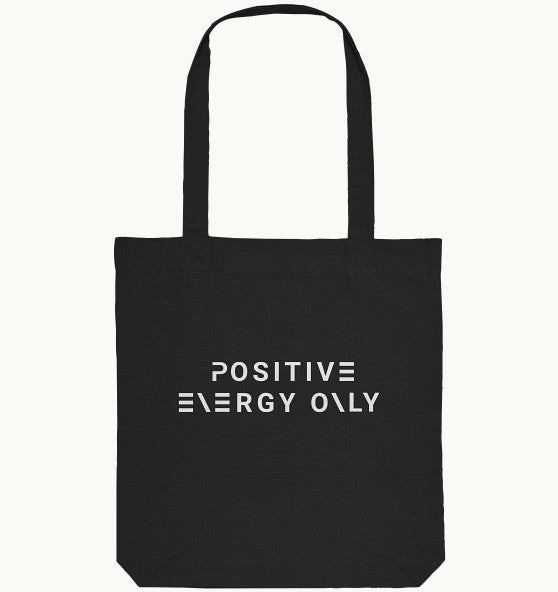 enPower Positive Energy white - Organic Tote-Bag