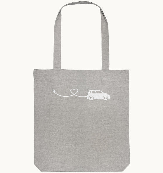 E-Heart white - Organic Tote-Bag