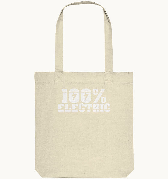 100% Electric - Organic Tote-Bag
